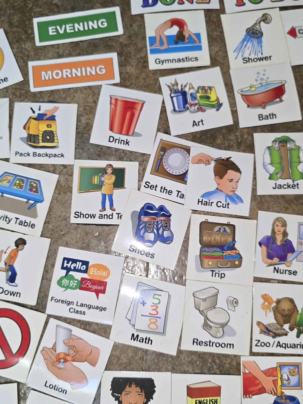 Visual Schedule Routine Cards for Kids Magnets not Complete - Picture 8 of 10